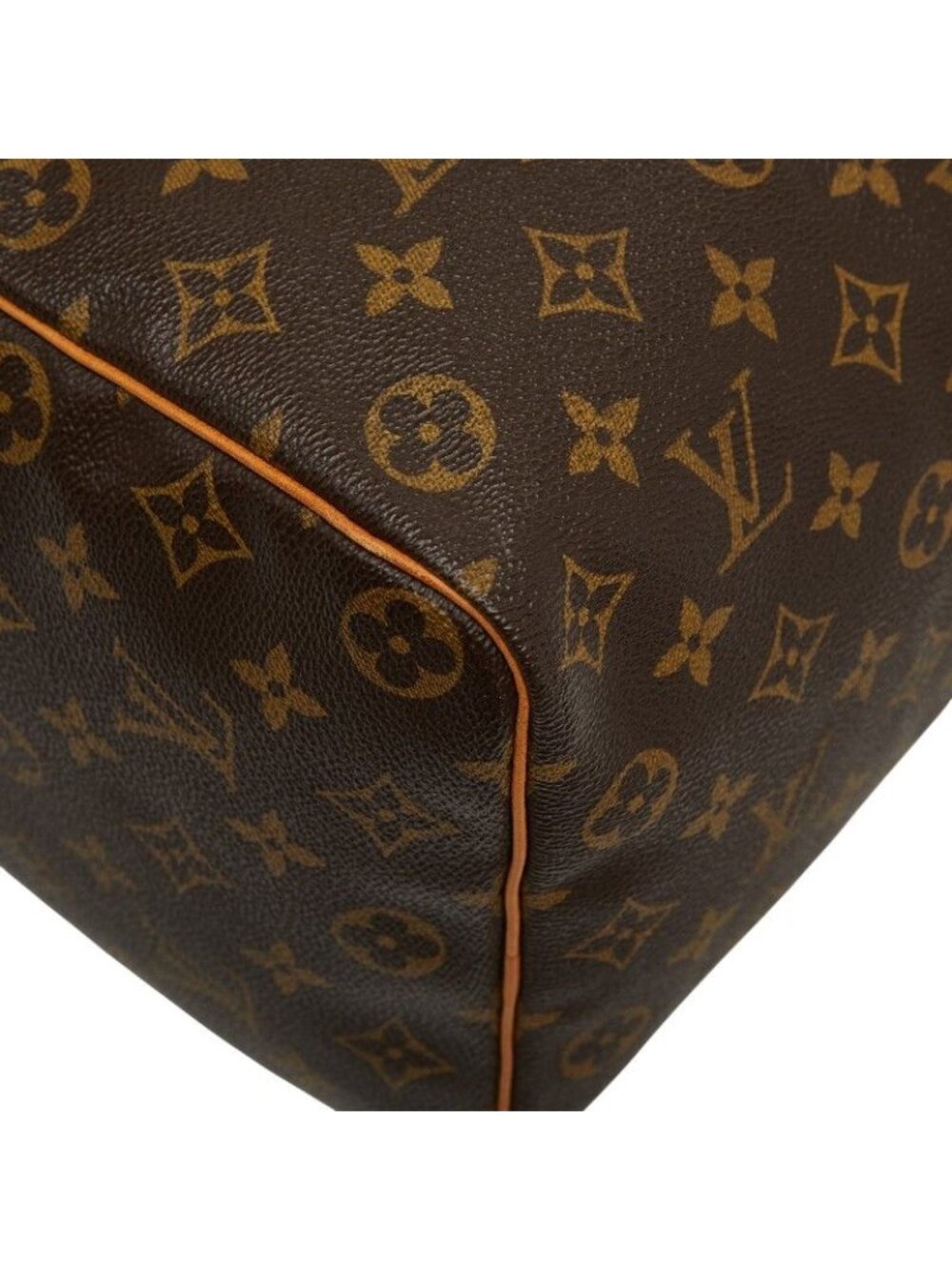 Louis Vuitton Monogram Speedy 35 Boston Bag Brown - Picture 4 of 10